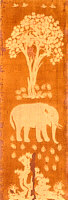 Dyed Screen elephant